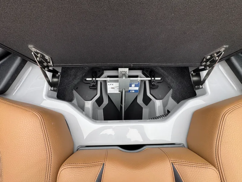 Slide: The Image of Interior of 2026 Supra SL 450 with storage compartment. - 12