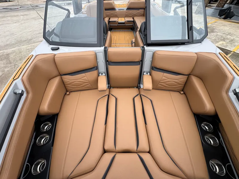 Slide: The Image of Interior of 2026 Supra SL 450 with luxurious leather seating. - 13