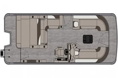 Slide: The Image of Layout of Avalon LSZ Versatile Rear Lounger 2026, 25 ft, 200HP Mercury. - 2