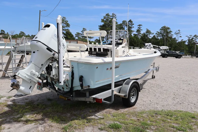 Slide: The Image of 2023 Bulls Bay 2000 boat on trailer parked outdoors. - 13