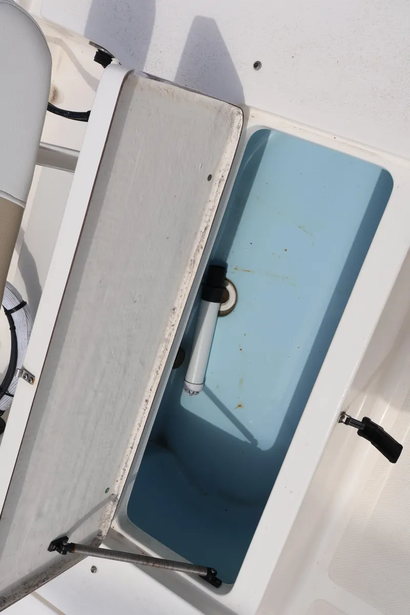 Slide: The Image of Bulls Bay 2000 boat 2023 with open storage compartment. - 6