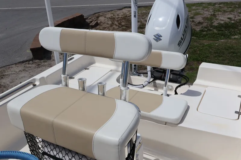 Slide: The Image of Interior of a 2023 Bulls Bay 2000 boat with Suzuki engine. - 8