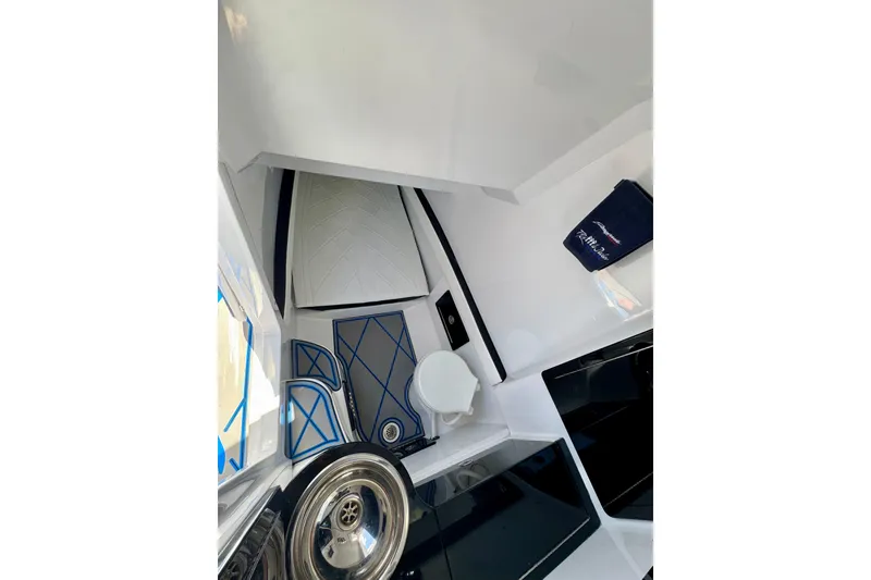 Slide: The Image of 2024 Renegade 38 Open cabin interior with modern design and sleek finishes. - 41