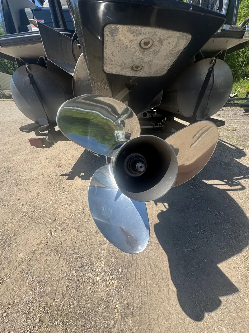 Slide: The Image of Close-up of a Crest Caribbean 2020 boat propeller. - 4