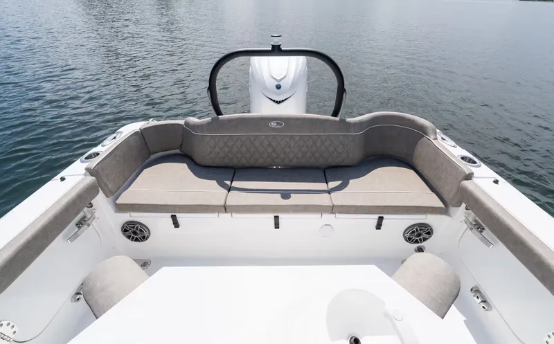 Slide: The Image of Interior of Sea Hunt Ultra 255 SE boat, model year 2027. - 3