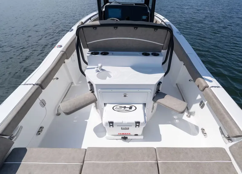Slide: The Image of Interior view of Sea Hunt Ultra 255 SE boat, 2027 model. - 7
