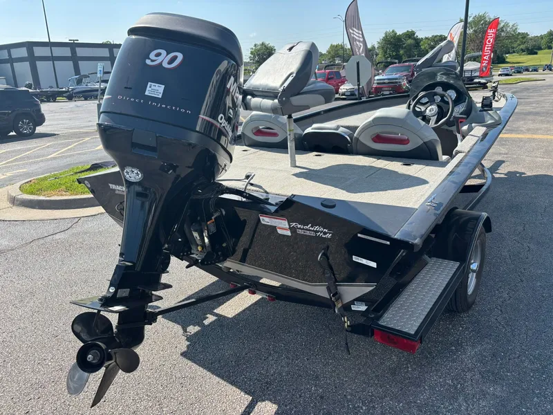 Slide: The Image of 2012 Tracker Pro Team 190 TX boat with outboard motor. - 4