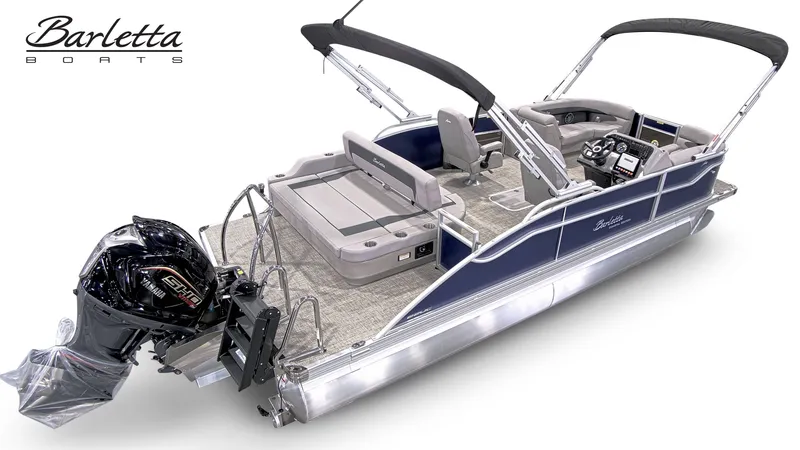 The Image of 2026 Barletta A22UC pontoon boat with Yamaha engine, luxurious design. - 1