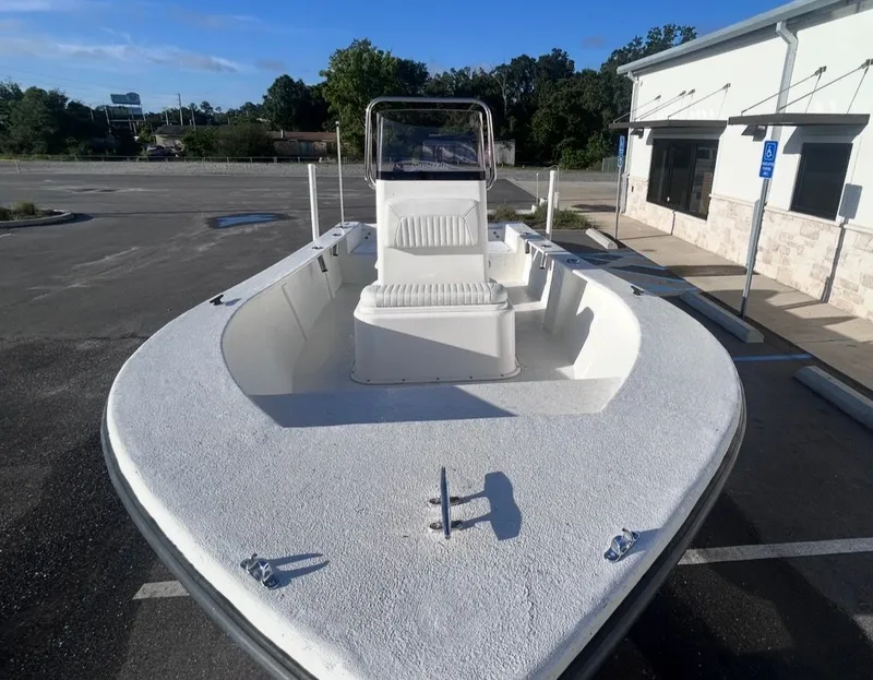 Slide: The Image of 2020 May-Craft 1900CC boat parked in front of building. - 9