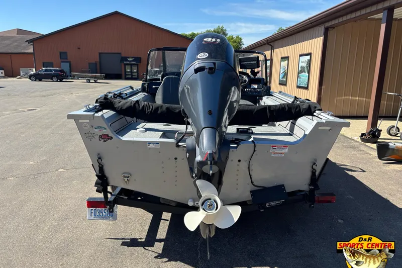 Slide: The Image of 2020 Starcraft Renegade 178 DC boat with outboard motor at D&R Sports Center. - 4