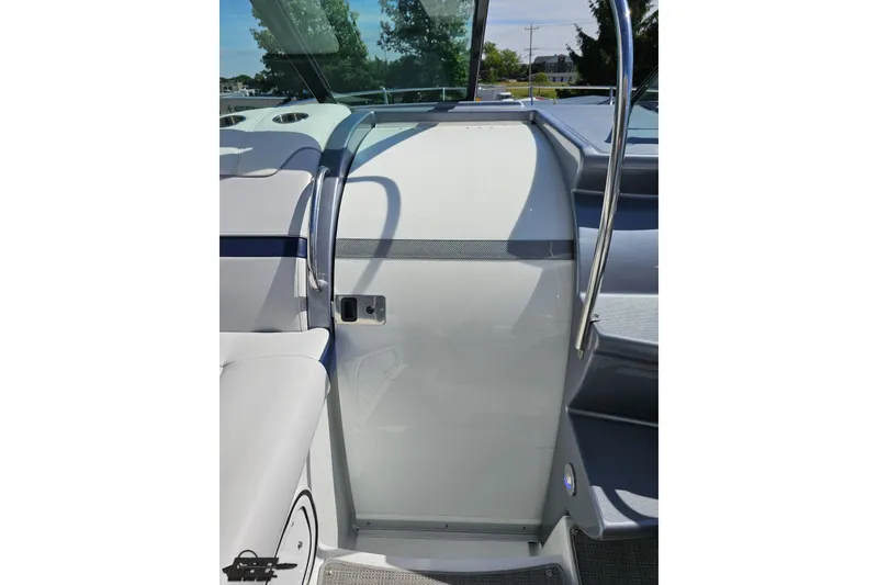 Slide: The Image of 2015 Formula 350 Sun Sport boat interior with sleek seating and modern design. - 74