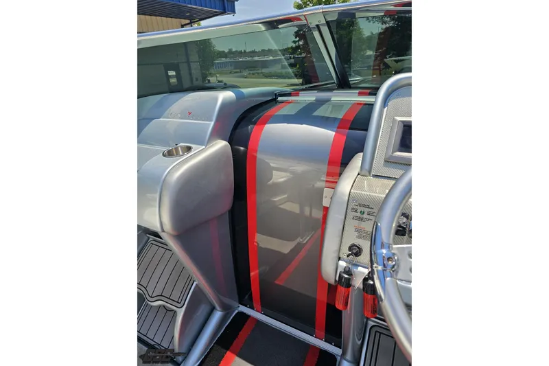 Slide: The Image of Interior of 2012 Formula 353 FASTech boat, featuring sleek design and modern controls. - 73