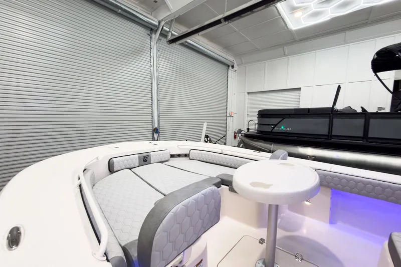 Slide: The Image of Interior view of 2026 Carolina Skiff 24 Ultra Elite boat. - 29
