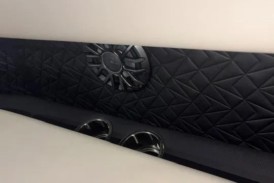 Slide: The Image of Luxurious interior of 2026 Alera A22Q with quilted panel and speaker. - 16