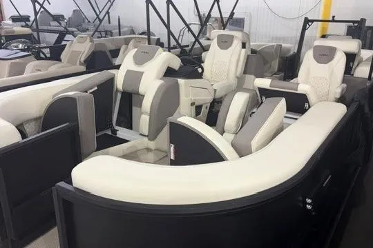 The Image of 2026 Alera Marine M23Q boat interior with luxurious seating and modern design. - 0