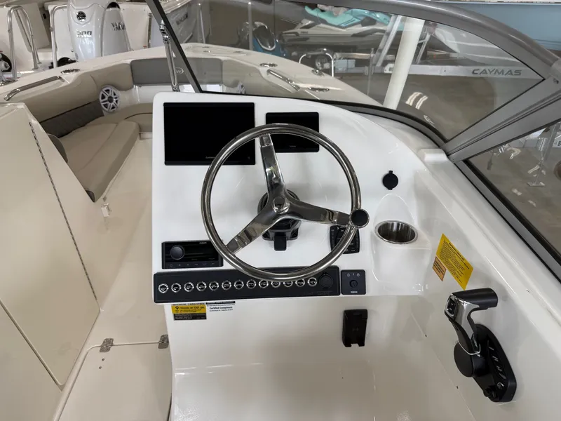 Slide: The Image of Key West 239 DFS boat helm, 2026 model year. - 10