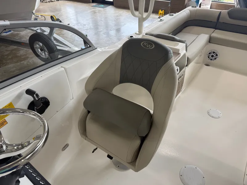 Slide: The Image of Interior of Key West 239 DFS boat, model year 2026. - 6