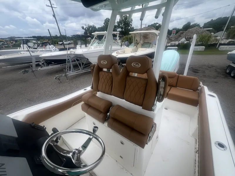 Slide: The Image of Interior view of Key West 249 FS boat, model year 2026. - 9