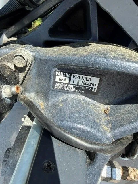 Slide: The Image of Yamaha VF115LA engine on 2017 Maverick Mirage 18 HPX-V. - 6