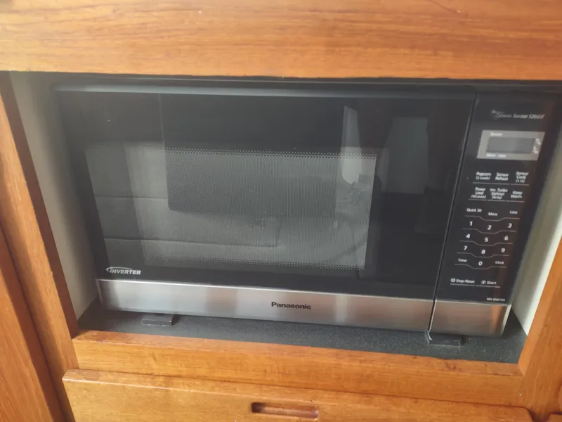 Slide: The Image of Panasonic microwave in 2005 Nordic Tug 32 boat. - 37