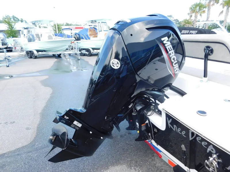 Slide: The Image of 2022 Sea Pro 172 Bay with Mercury outboard motor. - 5