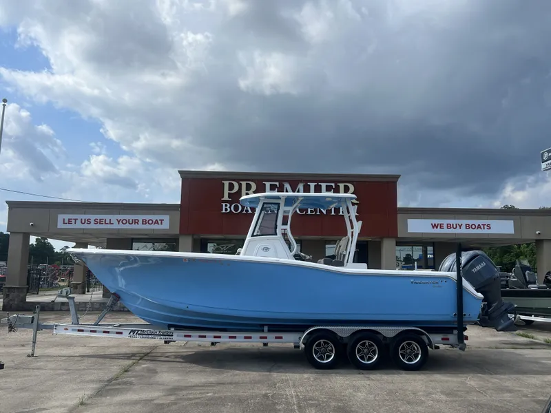 The Image of 2021 Tidewater 292 CC Adventure boat at Premier Boat Center. - 1
