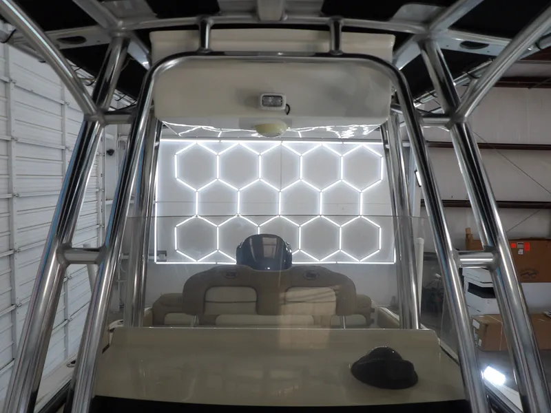 Slide: The Image of Interior view of a 2016 Key West 219 FS boat in storage. - 7