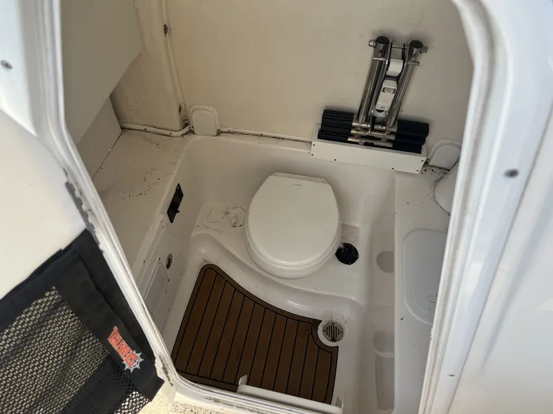 Slide: The Image of Interior of 2021 Tidewater 292 CC Adventure with toilet. - 38