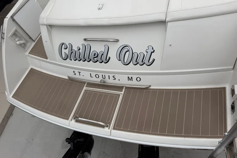 Slide: The Image of 2002 Formula 330 Sun Sport boat with "Chilled Out" name, St. Louis, MO. - 10
