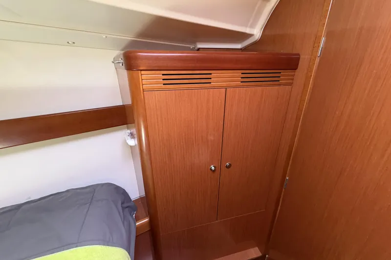 Slide: The Image of Wooden cabin interior of 2010 Beneteau Oceanis 37 sailboat. - 72
