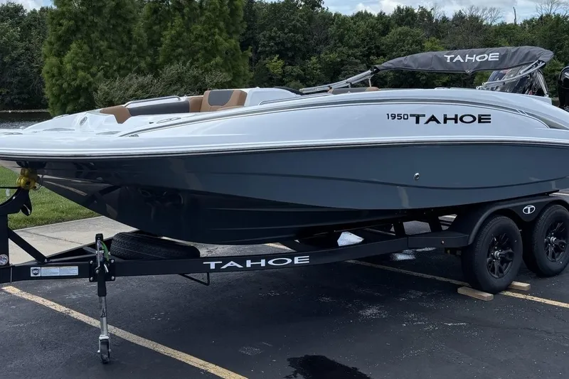 The Image of 2026 Tahoe 1950 on a trailer, ready for adventure. - 0