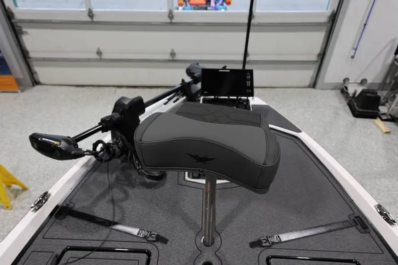 Slide: The Image of 2026 Vexus VXs21 boat interior with advanced navigation equipment and seating. - 13