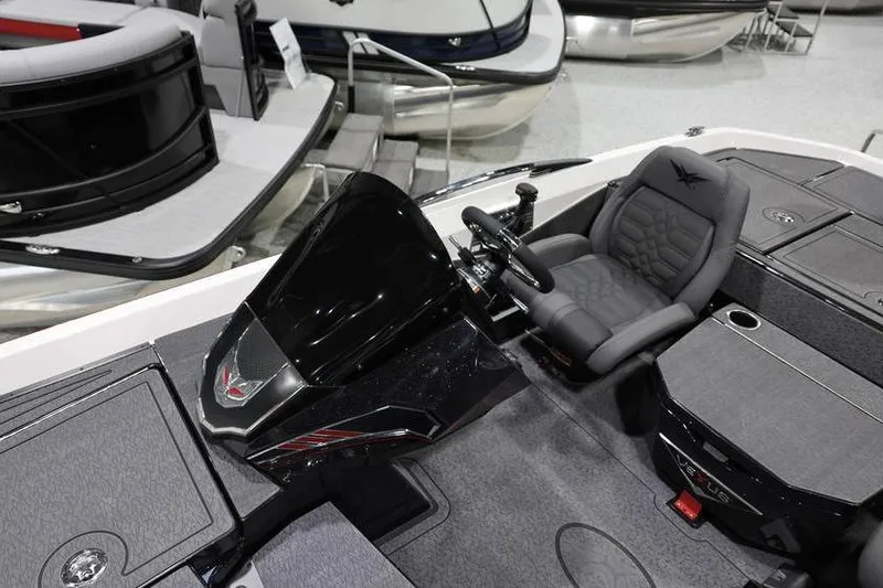 Slide: The Image of 2026 Vexus VXs21 boat interior with sleek console and comfortable seating. - 20