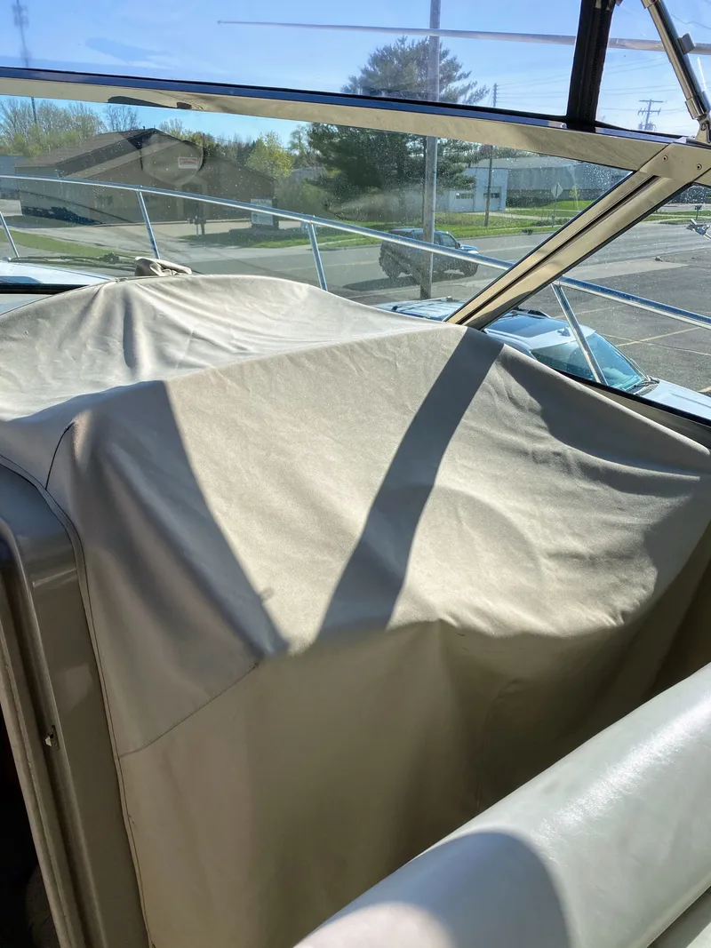 Slide: The Image of Interior view of a 1999 Sea Ray 370 Express Cruiser. - 19