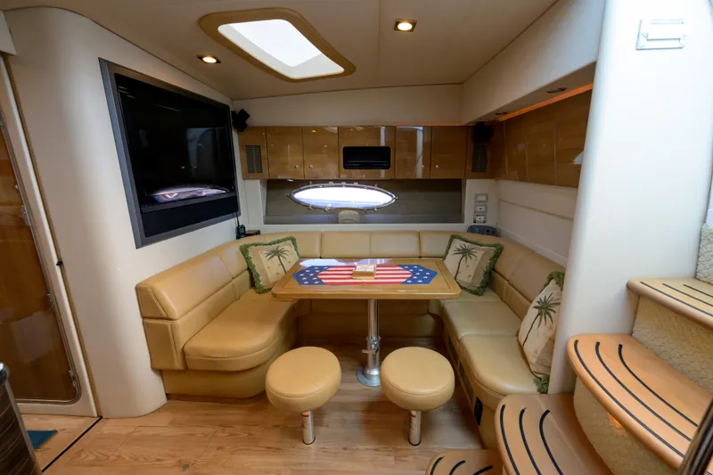 Slide: The Image of Luxurious interior of 2010 Formula 45 Yacht with cozy seating and elegant decor. - 28