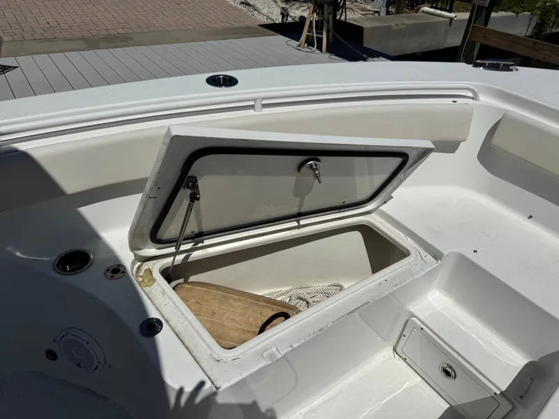 Slide: The Image of Open storage compartment on Sea Hunt Gamefish 25 boat, year 2024. - 21