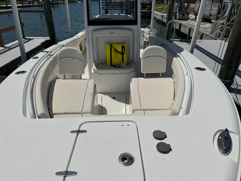 Slide: The Image of Interior of Sea Hunt Gamefish 25 boat, 2024 model. - 37