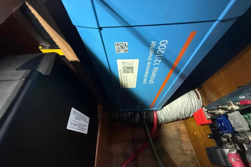 Slide: The Image of Inverter installation on 2003 Jeanneau Sun Odyssey 37 sailboat. - 113