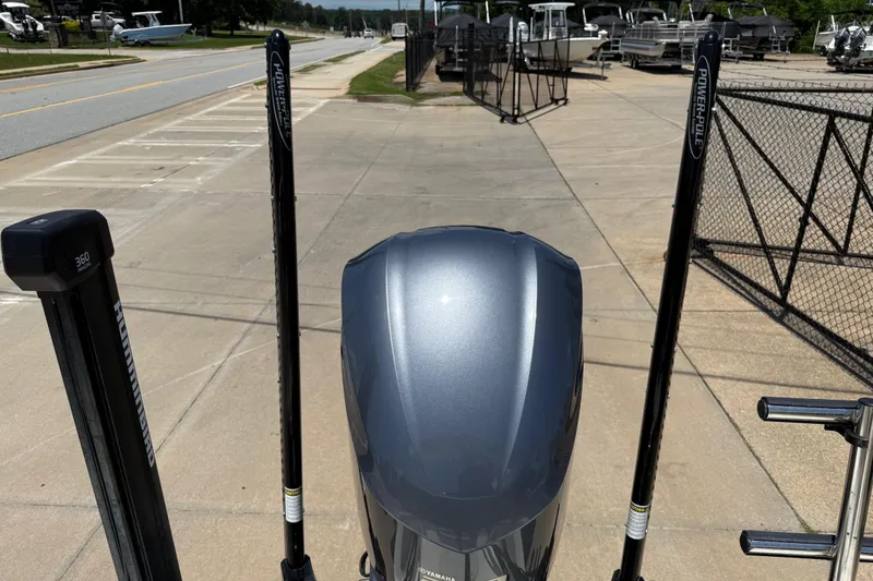 Slide: The Image of 2019 Key West 230 Bay Reef boat with Power-Pole anchors and Hummingbird equipment. - 25