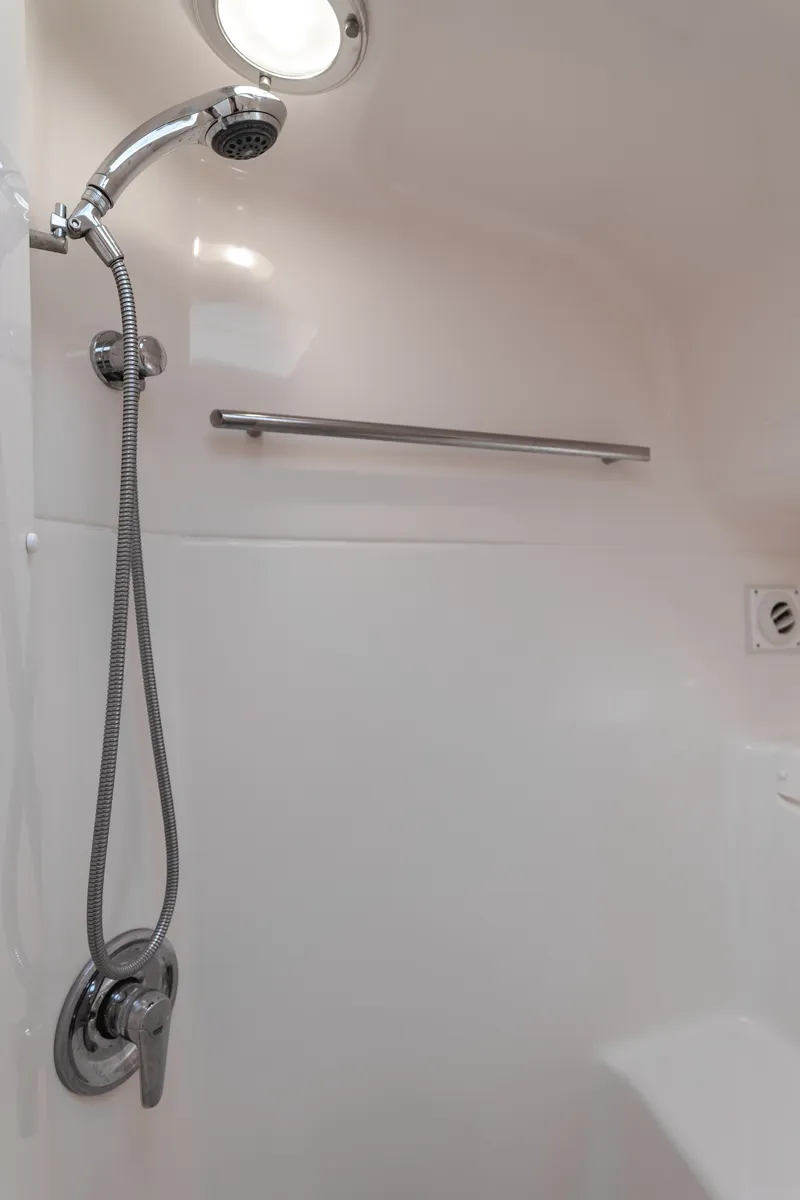 Slide: The Image of Shower in the bathroom of a 2004 Tiara Yachts 4000. - 47