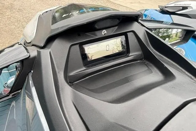 Slide: The Image of 2021 Seadoo GTI SE 130 dashboard display, close-up view. - 18