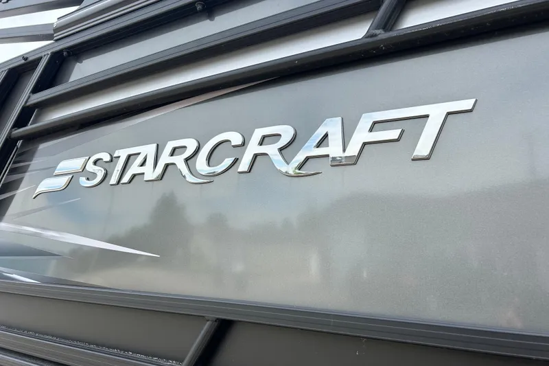 Slide: The Image of Starcraft CX 21 C 2022 logo on sleek metallic surface. - 8