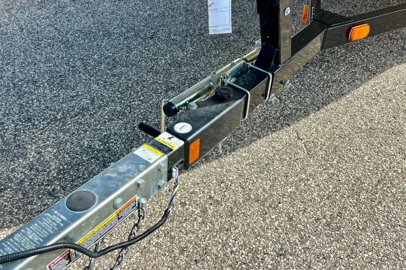 Slide: The Image of Trailer hitch of a 2007 Bombardier Seadoo Utopia on asphalt surface. - 9