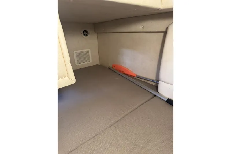 Slide: The Image of Interior cabin of 2008 Sea Ray Sundancer 260 with paddle and vent. - 38