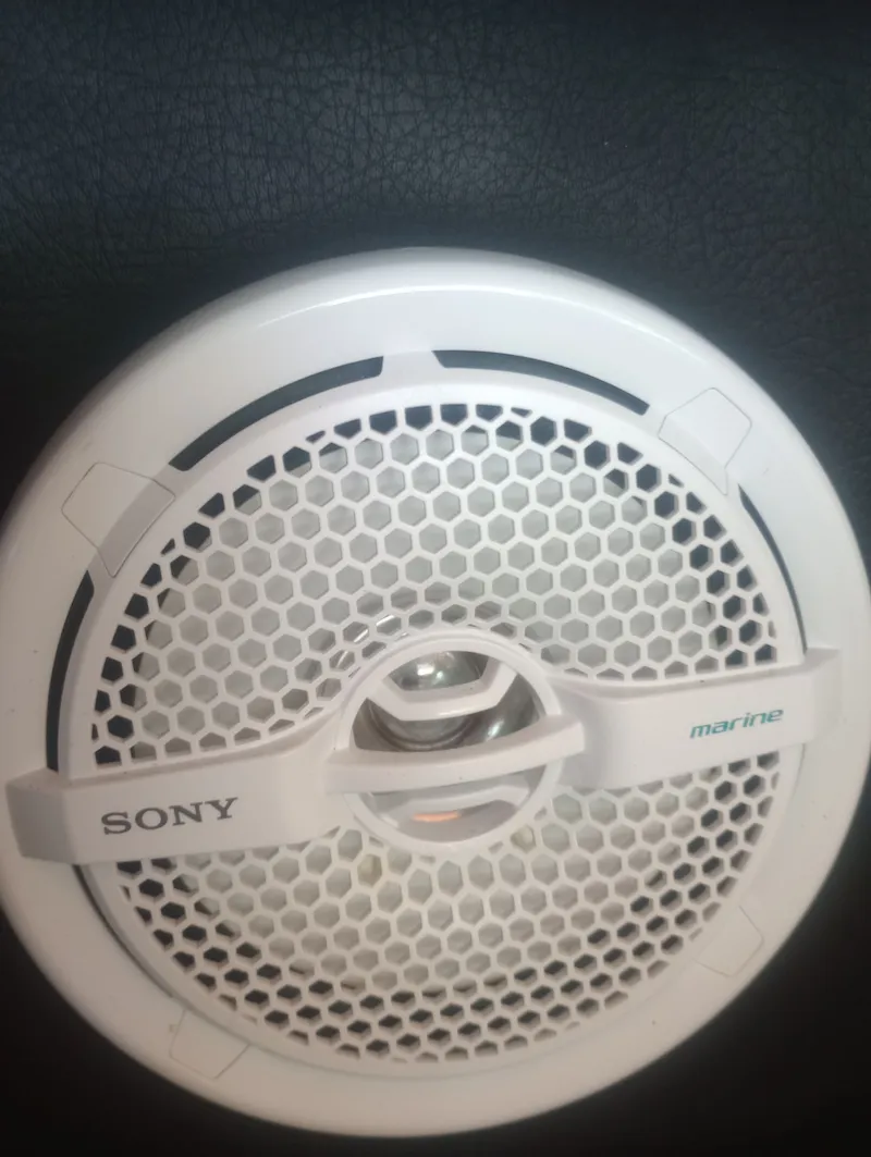 Slide: The Image of Sony marine speaker in a 2013 Four Winns H260 boat. - 27