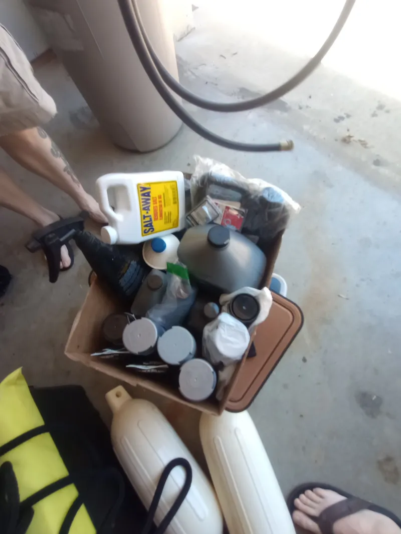 Slide: The Image of Boat supplies and cleaning products for Four Winns H260, 2013. - 42