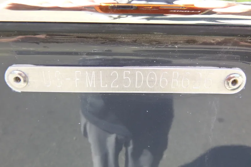Slide: The Image of VIN plate on a 2026 Solara S-250 DC vehicle. - 41