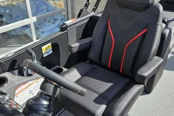 Slide: The Image of Luxury seating in 2026 Evotti 723QL boat with ergonomic design and modern controls. - 1