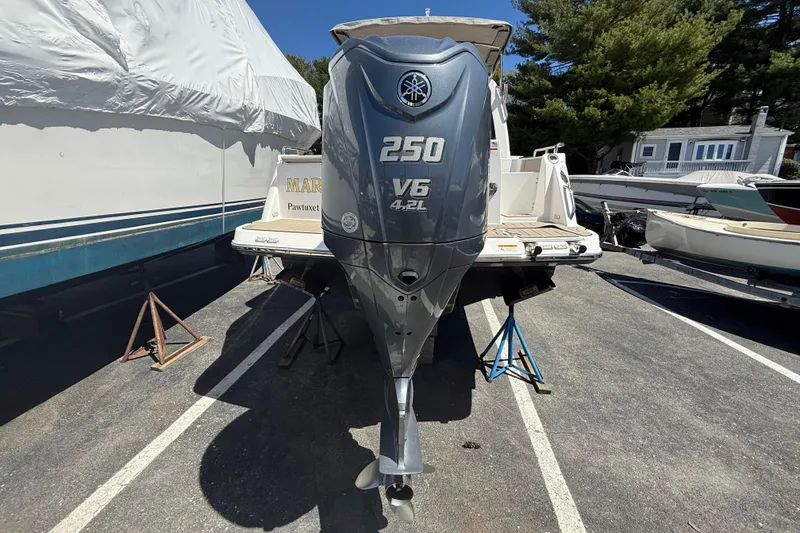 Slide: The Image of 2022 Cutwater C-24 Coupe with Yamaha 250 V6 outboard engine on display. - 61