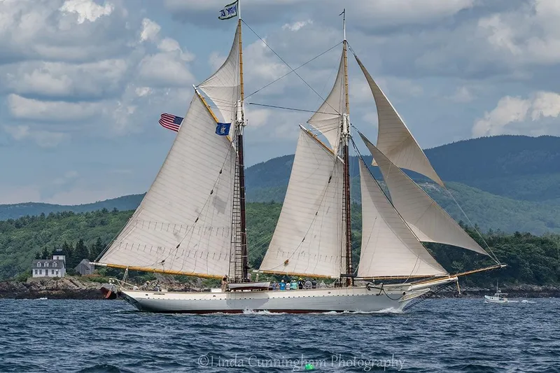 The Image of Classic Coasting Schooner 1962 - 0